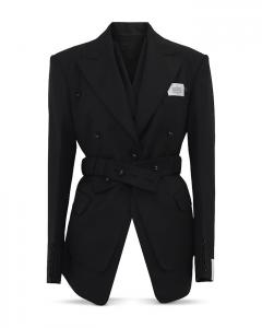 Многослойный блейзер rokh, черный