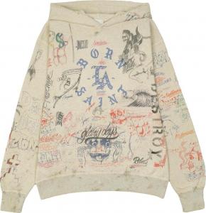 Худи Saint Michael LA 'Grey', серый