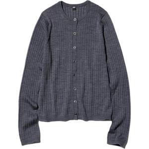 UNIQLO Топ женский асфальтово-серый