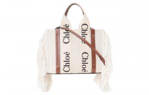 Chloé Сумка через плечо Хлоя хлопковая обычная женская коричневая