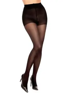 Колготки GLAMORY (1 шт.), большие размеры, черный