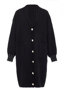 Вязаный кардиган caissa Knit Cardigan, черный