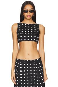 City top Eb Denim, polka dot