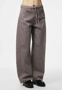 Pcbillo tie barrel baggy jeans Pieces, Sparrow