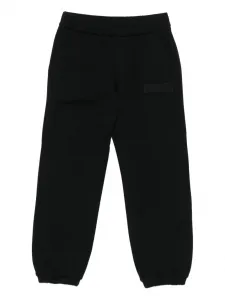 Спортивные брюки с нашивкой-логотипом Moncler Enfant, черный