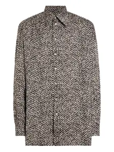 Рубашка с принтом DOLCE & GABBANA, нейтральный