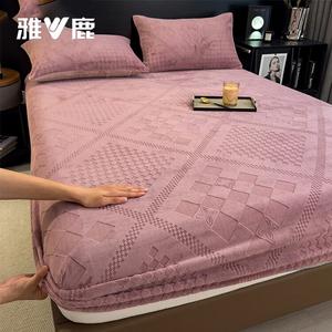 Yalu Простыня на резинке 90х200 см, полное покрытие, антискользящая