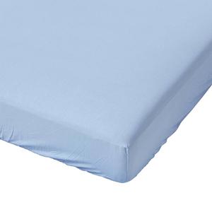 Простыня на резинке Homescapes Kinderbett Perkal 2er-Set, светло-голубой - 60 х 120 см