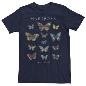 Мужская футболка Mariposa Butterfly Collage Licensed Character