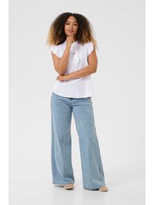 Cream Белая блузка