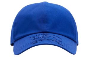 Хлопковая, полиэстеровая бейсболка унисекс голубая Burberry