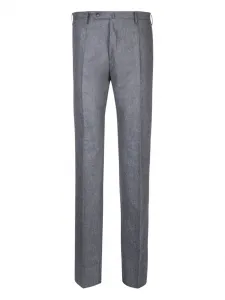 Шерстяные брюки Incotex, серый