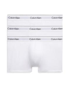 Низкие трусы, 3 штуки Calvin Klein, белый