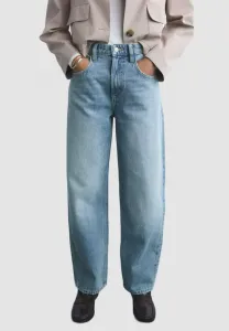 Джинсы-«Шарики» с высокой посадкой для мам Mango, Blue