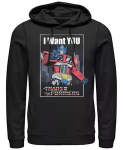 Мужская толстовка Transformers Generations I Want You из флиса Fifth Sun, черный