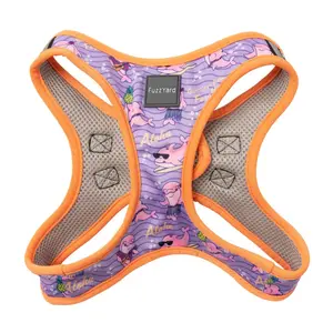 Шлейка FuzzYard Step In Aloha Dolphins для собак XXS FuzzYard