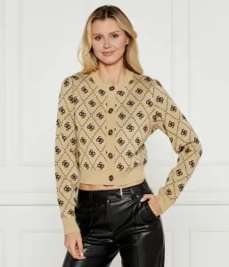 Сара Кардиган regular fit Guess Jeans, бежевый