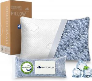 HYVECLOUD Охлаждающая подушка с эффектом памяти Crush Memory Foam для бокового и спинного сна