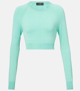 Укороченный свитер Dolce&Gabbana, Medium Peacock Green