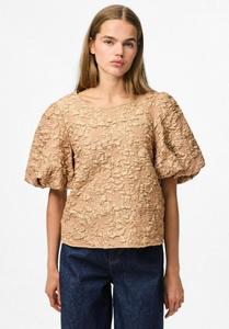 Блуза Pieces PCGRETCHEN, Tawny Brown/Brown