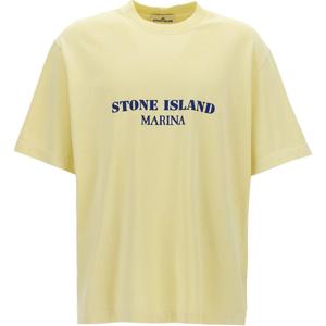 Футболка мужская желтая Stone Island, желтый