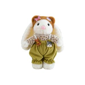 Одетый кролик кукла плюшевая кукла 28 см высотой Click