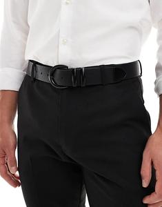 Двойной пояс вратаря черного цвета ASOS DESIGN