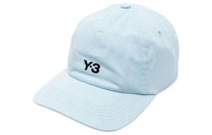 Y-3 Бейсболка из хлопка с вышитым логотипом, Blue