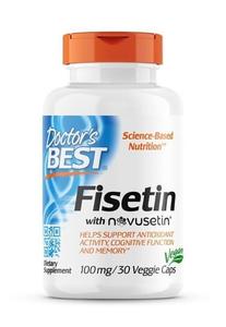 Doctor's Best, Фисетин с Новусетином 100 мг - 30 капсул