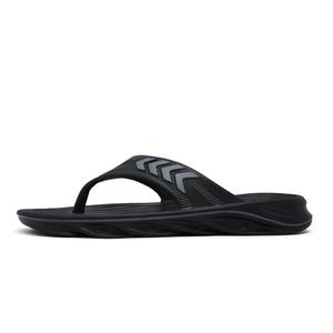 CariteSport EVA бесшумные устойчивые к запахам износостойкие нескользящие быстросохнущие шлепанцы мужские черно-серые, цвет Black Gray