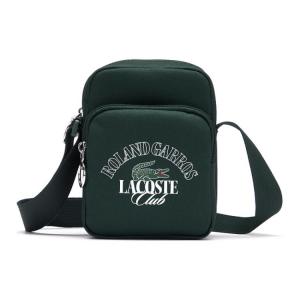 LACOSTE Тканевая камера через плечо мужская сумка темно-зеленая, Dark Green