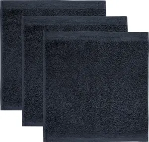 Мыльное полотенце Möve "Superwuschel", (3 шт.), ярких цветов 30х30 см (3 шт.), темно-серый