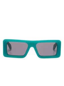 Off-White Eyewear солнцезащитные очки в прямоугольной оправе, зеленый
