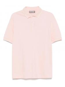 Canali рубашка поло из ткани пике, розовый