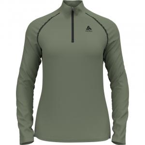 Пуловер среднего слоя с застежкой-молнией 1/2 Odlo, зеленый