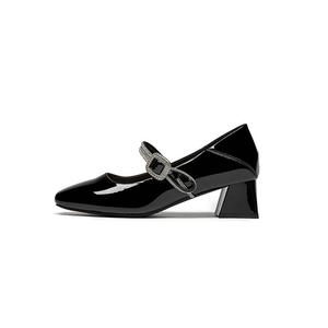 DAPHNE Мэри Джейн туфли женские бело-черные, цвет Black