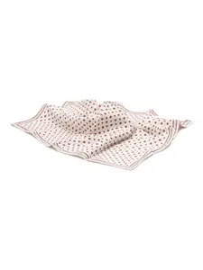 Шарф с геометрическим узором Brunello Cucinelli, нейтральный