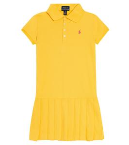 Хлопковое платье Polo Ralph Lauren Kids, мультиколор