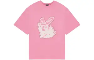 Футболка унисекс розовая WE11DONE