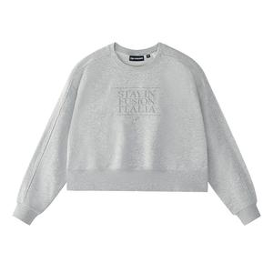 Свитшот женский Cloud Gray Heather Gray FILA FUSION, серый