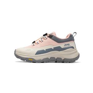 Туристические ботинки Low top для женщин с увеличенной амортизацией и устойчивостью к истиранию Jeep, розовый