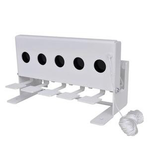 Мишень для стрельбы по биатлону, 5 лунок vidaXL