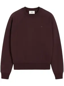 Толстовка с монограммой Ami de Coeur AMI Paris, фиолетовый