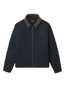 Куртка с вельветовым воротником Fred Perry, синий