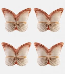 Набор из 4 керамических тарелок для хлеба от Claudia Schiffer Bordallo Pinheiro