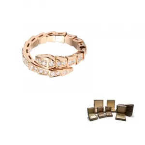 BVLGARI 18K розовое золото кольца для женщин