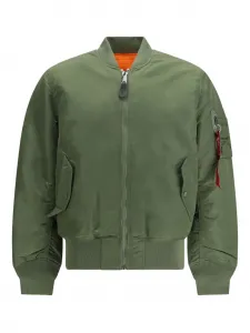 Куртка на молнии MA-1 Heritage Alpha Industries, зеленый