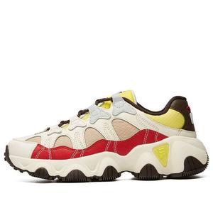 Кроссовки jagger low running shoes white/red/yellow Fila, белый
