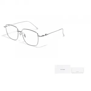 GENTLE MONSTER Академия 02 Очки с квадратной оправой, Silver