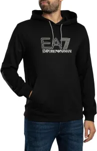 EA7 мужская толстовка с принтом Echo, черная